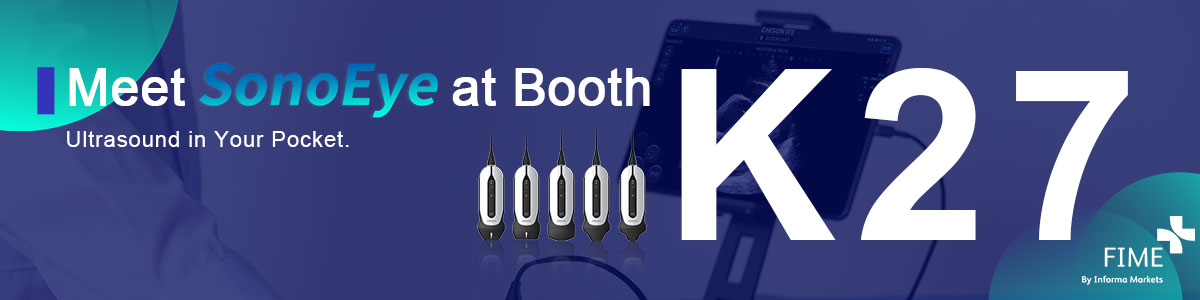在 FIME 2024 上探索 SonoEye:用于 POCUS 的高级手持式超声 在 FIME 2024 上探索 SonoEye:用于 POCUS 的高级手持式超声